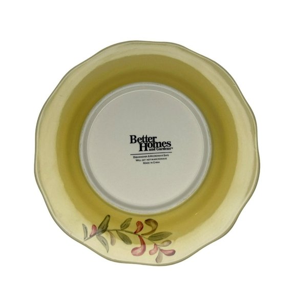 Better Homes Gardens "Tuscan Retreat" Stoneware Individual Luncheon Salad Plates - Picture 3 of 6